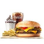 DEAL: Burger King – $7.50 Double Cheeseburger Stunner Meal