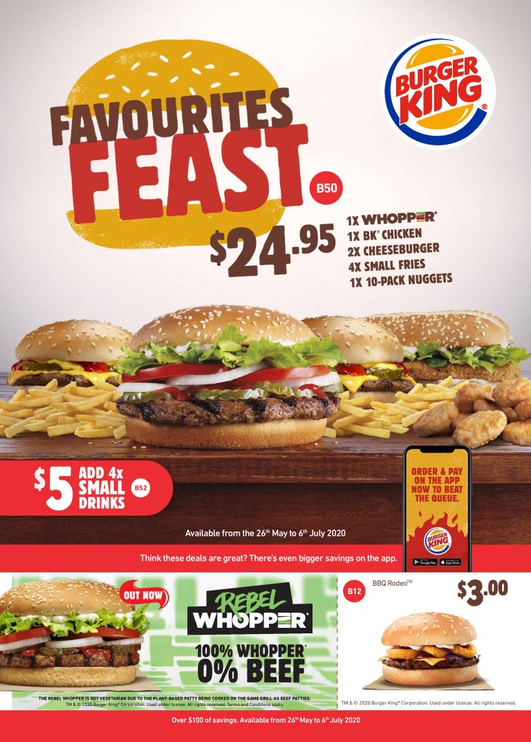 DEAL: Burger King Coupons valid until 6 July 2020 - Latest BK Coupons ...