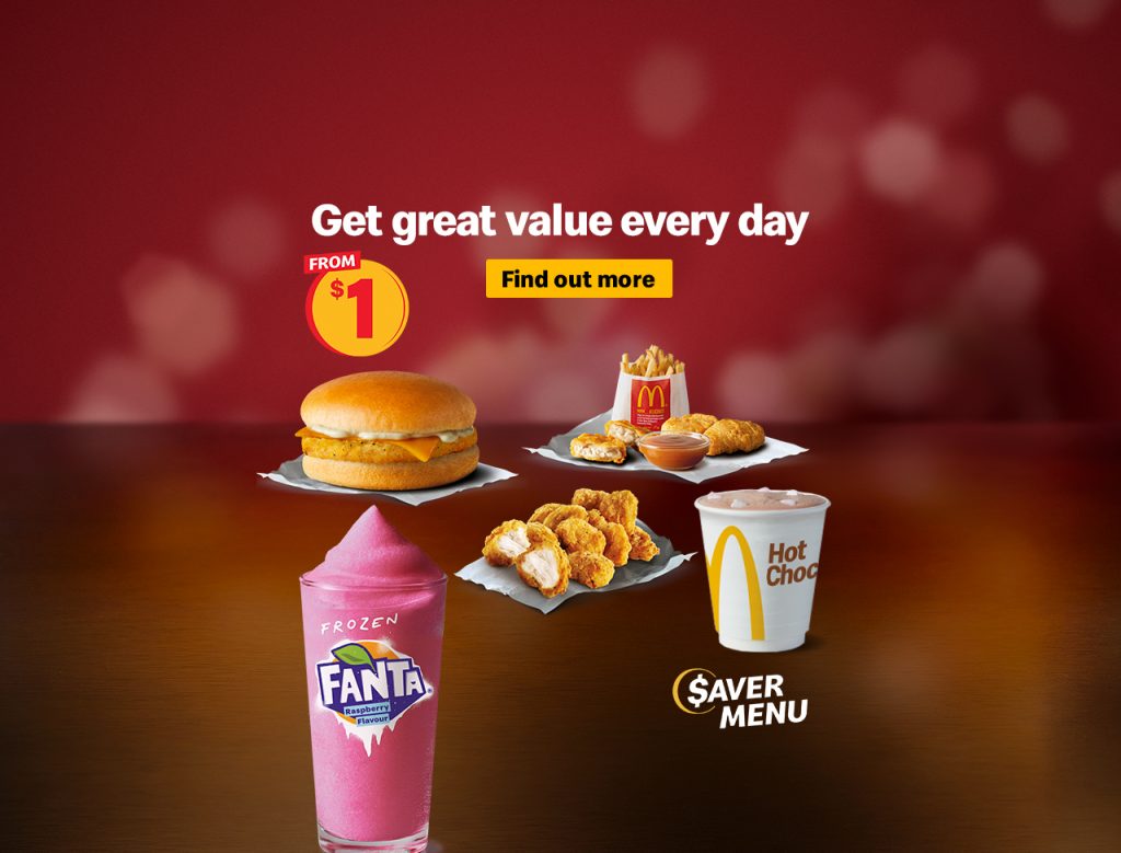 DEAL McDonald's Saver Menu 1 Hot Chocolate, 3 Cheesy Chicken