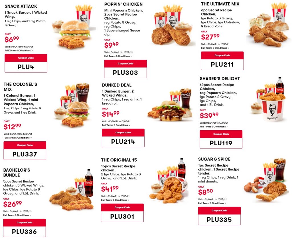 KFC NZ Coupons, Deals & Vouchers in New Zealand (May 2021) frugal