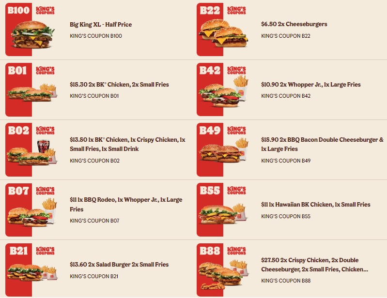 Burger King Coupons Valid Until 15 August 2023 1 