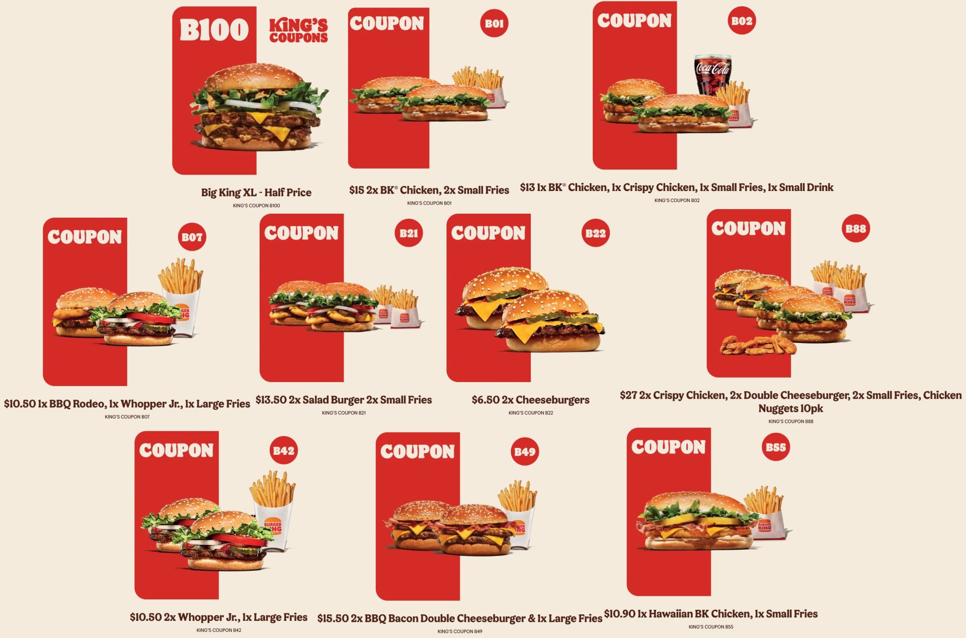 DEAL Burger King Coupons valid until 15 August 2023 Latest BK