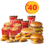 DEAL: McDonald’s – $40 Choose Your Own Share Meal