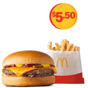 McDonalds 5.50 Cheeseburger Snack Bundle e1720528124362