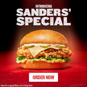 KFC Sanders Special Burger